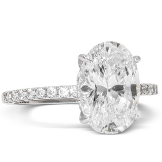 Solara Oval Cut Diamond Ring