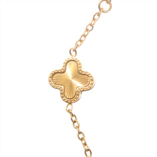 Gold Celeste Clover Bracelet