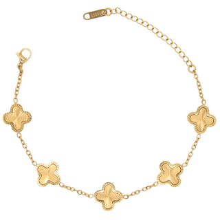 Gold Celeste Clover Bracelet